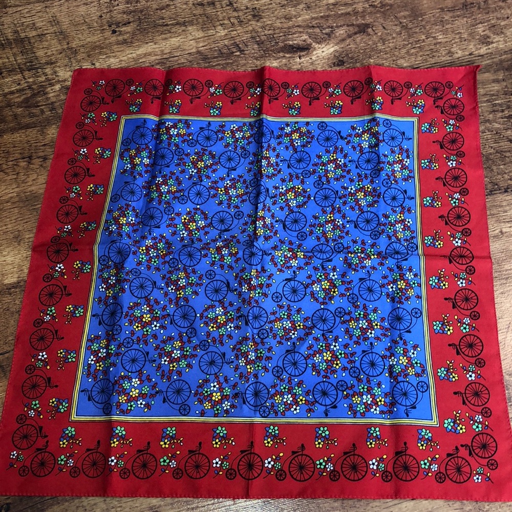 Vintage Bicycle Scarf(EUC)